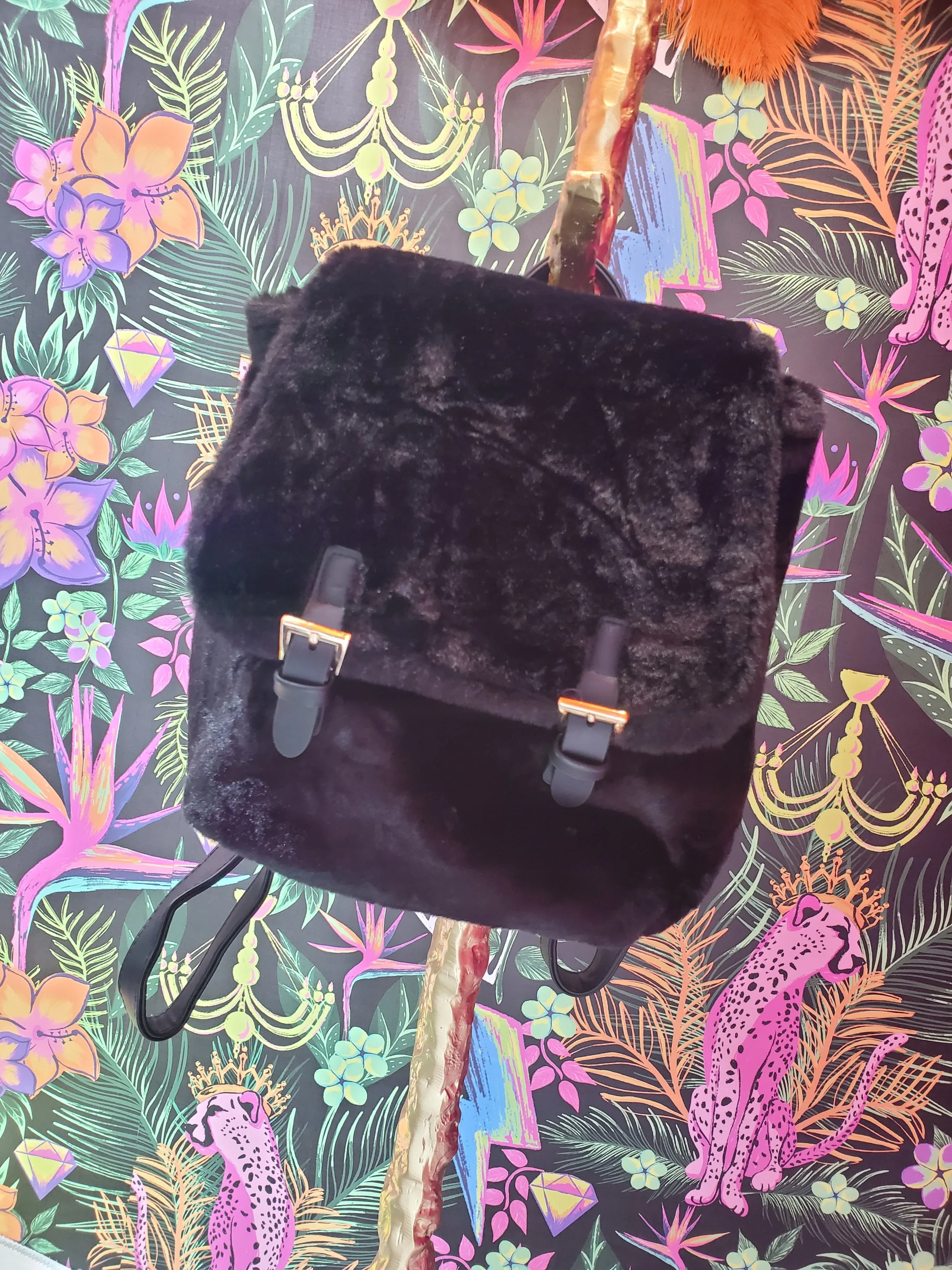 Fur backpack forever clearance 21